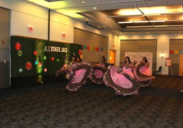 Folklorico performance at CLUAN Mixer